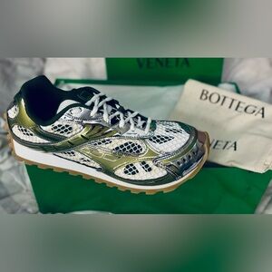 Bottega Veneta Orbit Sneakers Mud – EU 45 / US 12 – Brand New w Box & Dust Bags